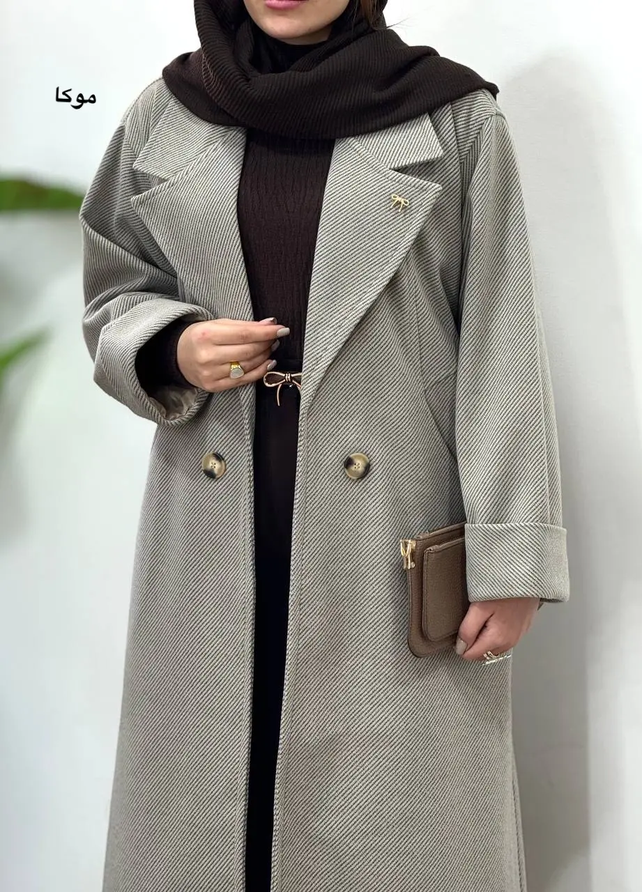 پالتو فوتر بلند آستردار ماهرخ